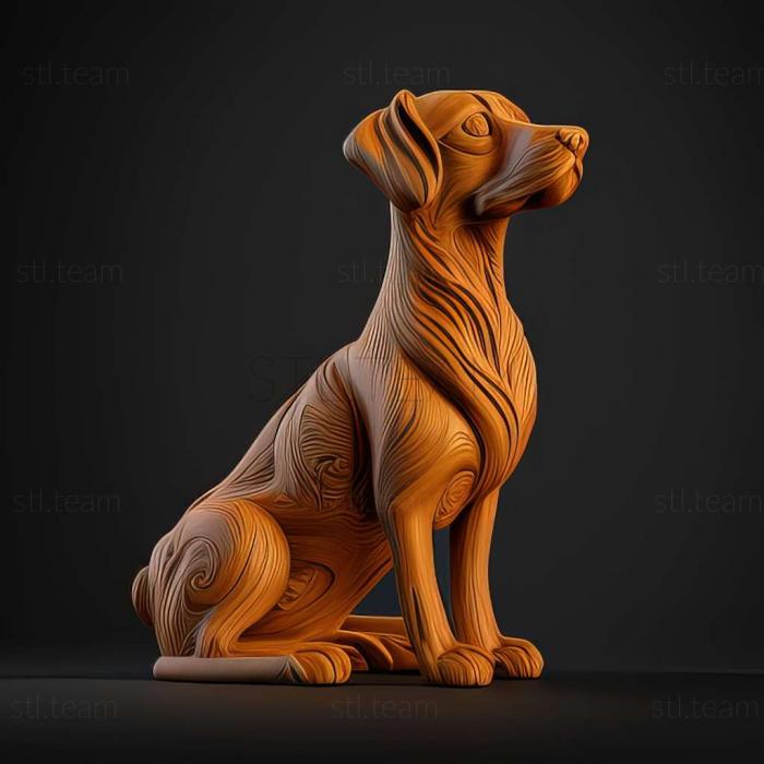 3D model Howavart dog (STL)